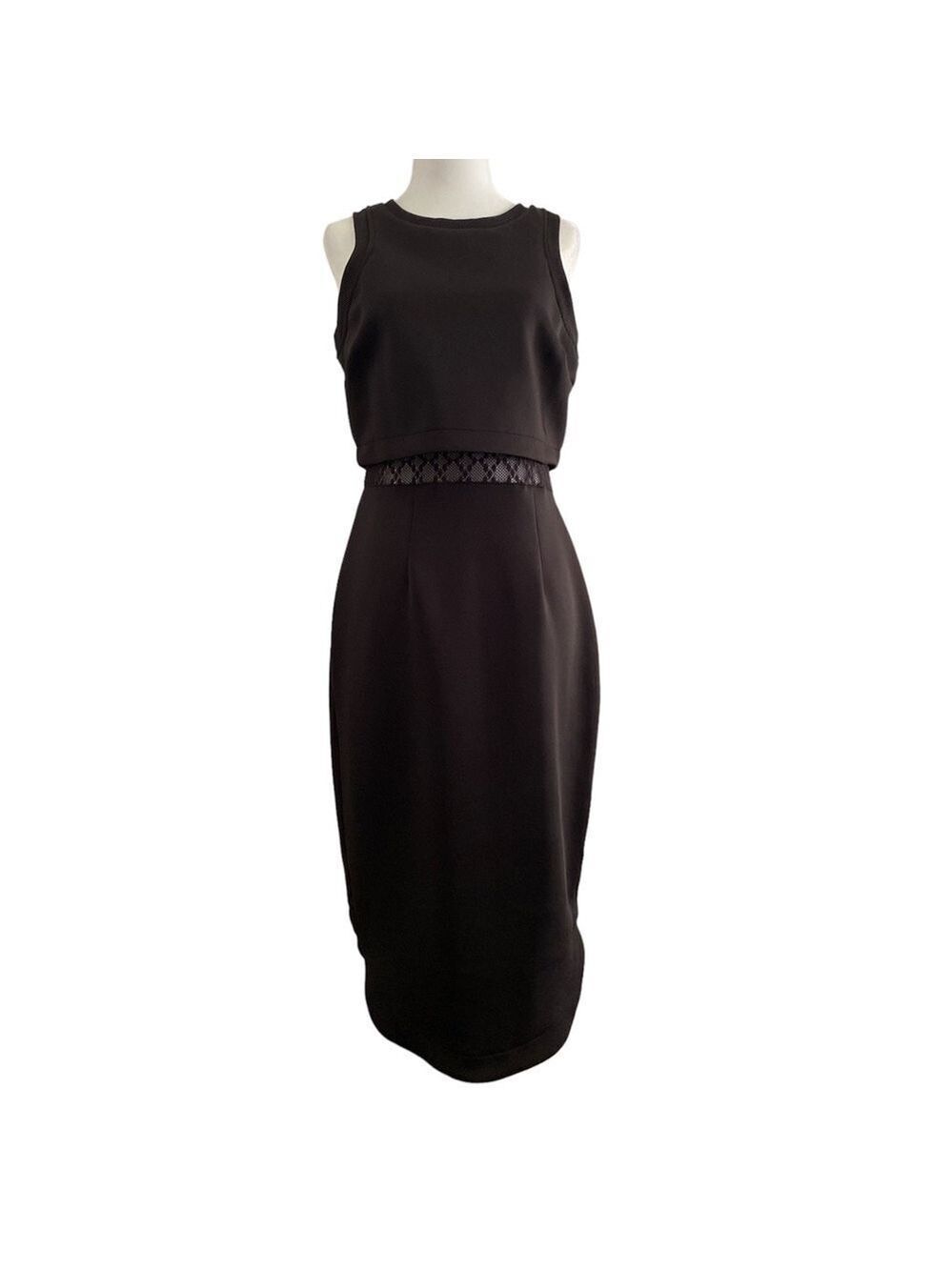 I🖤Ronson black sleeveless pencil dress